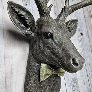 Faux Taxidermy Deer Head, Stag Head Wall Mount