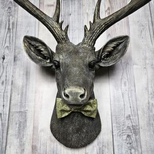 Faux Taxidermy Deer Head, Stag Head Wall Mount