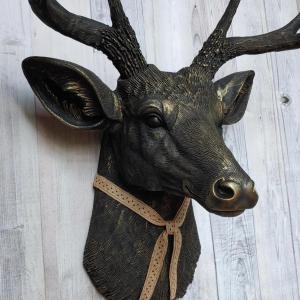 Faux Taxidermy Deer Head, Stag Head Wall Mount