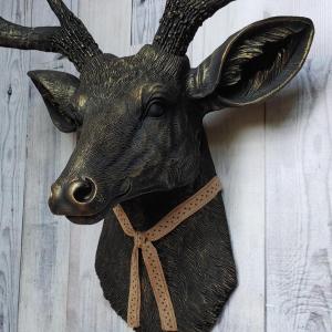 Faux Taxidermy Deer Head, Stag Head Wall Mount