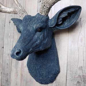 Faux Taxidermy Deer Head, Stag Head Wall Mount, Faux Taxidermy Wall Mount
