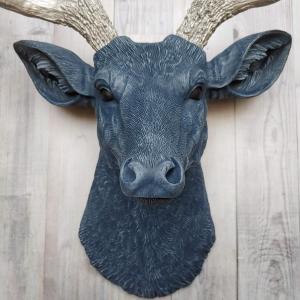 Faux Taxidermy Deer Head, Stag Head Wall Mount, Faux Taxidermy Wall Mount