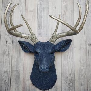Faux Taxidermy Deer Head, Stag Head Wall Mount, Faux Taxidermy Wall Mount
