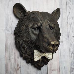 Faux Taxidermy Bear Head Wall Mount