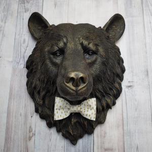 Faux Taxidermy Bear Head Wall Mount