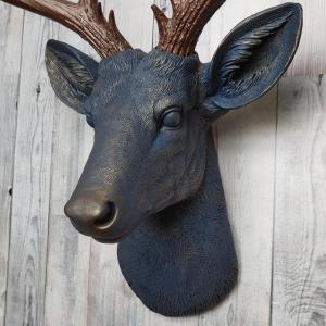 Faux Taxidermy Deer Head, Stag Head Wall Mount, Faux Taxidermy Wall Mount