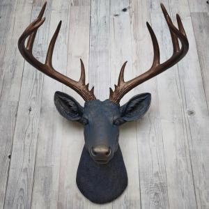 Faux Taxidermy Deer Head, Stag Head Wall Mount, Faux Taxidermy Wall Mount