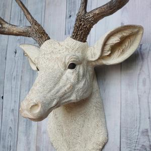Faux Taxidermy Deer Head, Deer Head Wall Mount, Stag Head Wall Mount