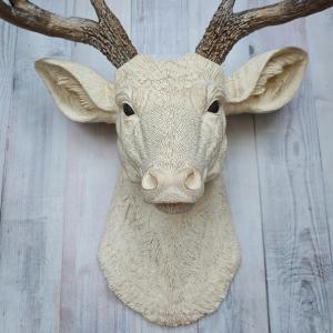 Faux Taxidermy Deer Head, Deer Head Wall Mount, Stag Head Wall Mount