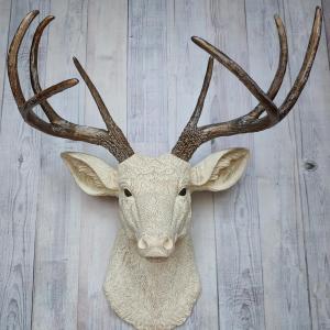 Faux Taxidermy Deer Head, Deer Head Wall Mount, Stag Head Wall Mount