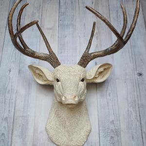 Faux Taxidermy Deer Head, Deer Head Wall Mount, Stag Head Wall Mount