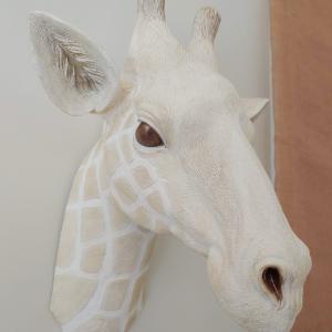 Giraffe Head Wall Decor, Faux Taxidermy Giraffe Head, Nursery Wall Decor