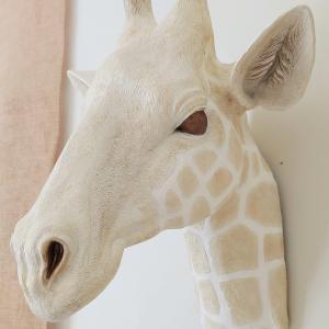 Giraffe Head Wall Decor, Faux Taxidermy Giraffe Head, Nursery Wall Decor
