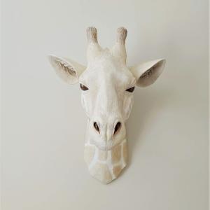 Giraffe Head Wall Decor, Faux Taxidermy Giraffe Head, Nursery Wall Decor