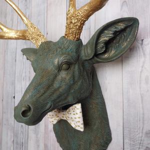 Faux Taxidermy Deer Head, Faux Stag Head, Deer Head Wall Mount, Stag Head Wall Art
