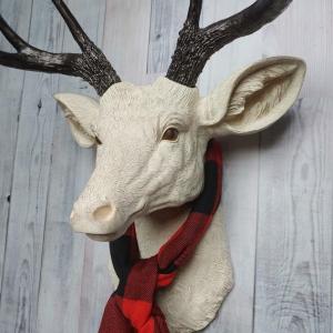 Faux Taxidermy Deer Head, Deer Head Wall Mount, Stag Head Wall Mount