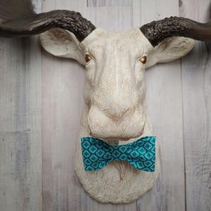 Faux Taxidermy Moose Head, Moose Head Wall Decor, Moose Head with Bow Tie