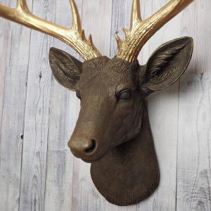 Faux Taxidermy Deer Head, Stag Head Wall Mount, Deer Head Wall Mount
