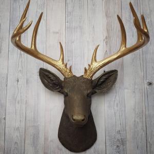 Faux Taxidermy Deer Head, Stag Head Wall Mount, Deer Head Wall Mount
