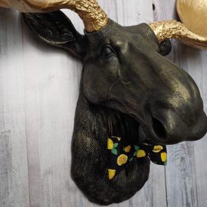 Faux Taxidermy Moose Head Wall Mount, Moose Head Wall Decor, Faux Animal Heads