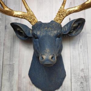 Faux Taxidermy Deer Head, Deer Head Wall Mount, Stag Head Wall Mount