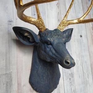Faux Taxidermy Deer Head, Deer Head Wall Mount, Stag Head Wall Mount