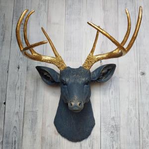 Faux Taxidermy Deer Head, Deer Head Wall Mount, Stag Head Wall Mount