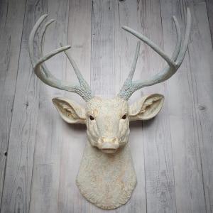 Faux Taxidermy Deer Head, Faux Stag Head Wall Mount