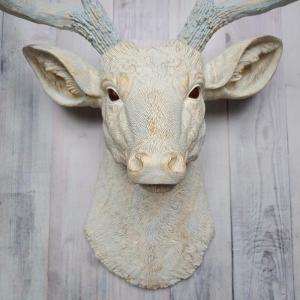 Faux Taxidermy Deer Head, Faux Stag Head Wall Mount