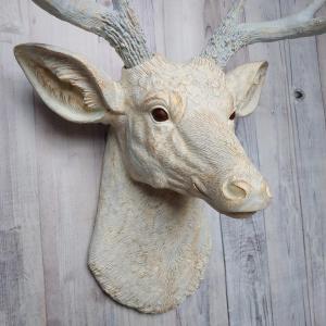 Faux Taxidermy Deer Head, Faux Stag Head Wall Mount