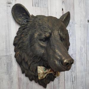 Faux Taxidermy Bear Head Wall Mount