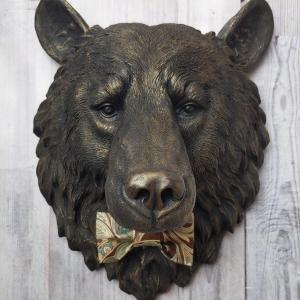 Faux Taxidermy Bear Head Wall Mount