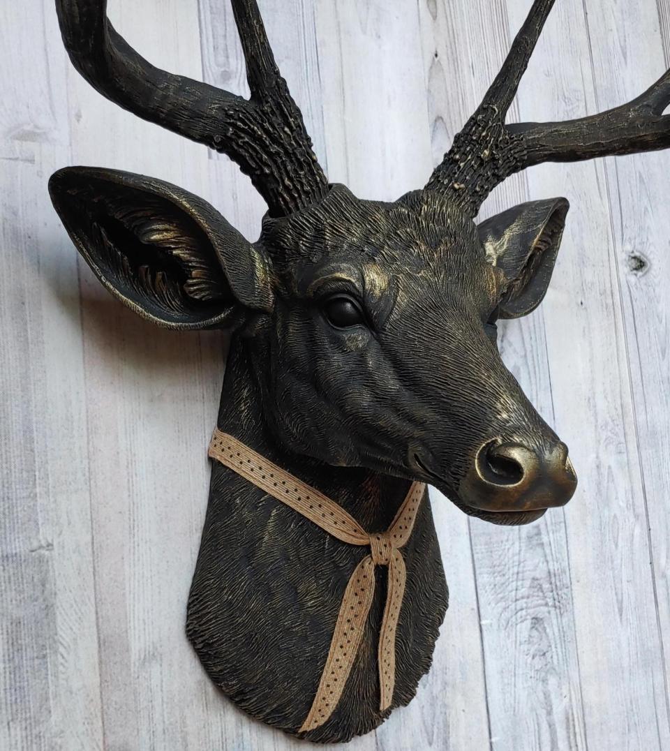 Faux Taxidermy Deer Head, Stag Head Wall Mount