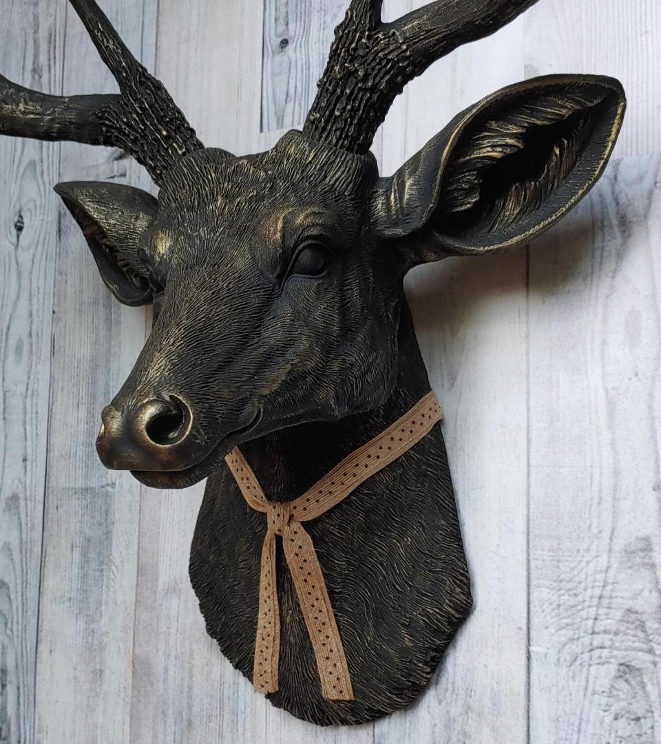 Faux Taxidermy Deer Head, Stag Head Wall Mount