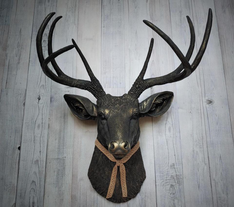 Faux Taxidermy Deer Head, Stag Head Wall Mount