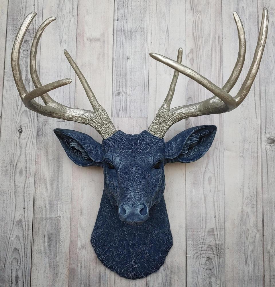 Faux Taxidermy Deer Head, Stag Head Wall Mount, Faux Taxidermy Wall Mount