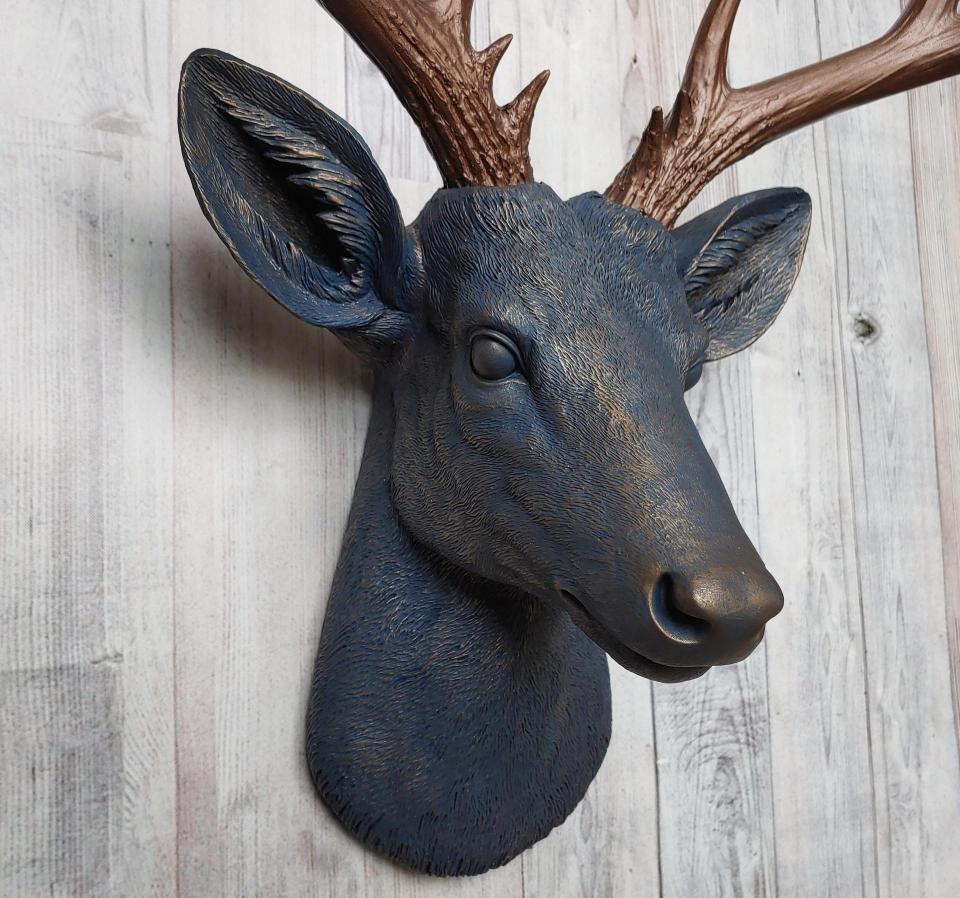 Faux Taxidermy Deer Head, Stag Head Wall Mount, Faux Taxidermy Wall Mount