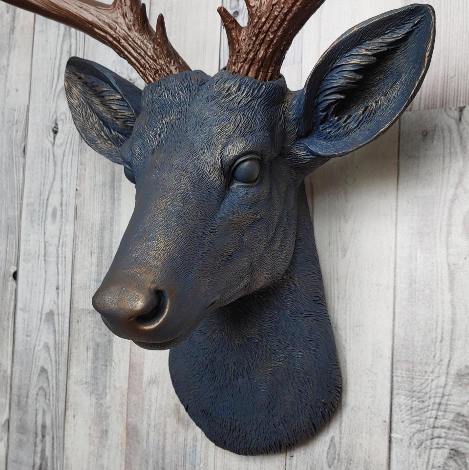 Faux Taxidermy Deer Head, Stag Head Wall Mount, Faux Taxidermy Wall Mount