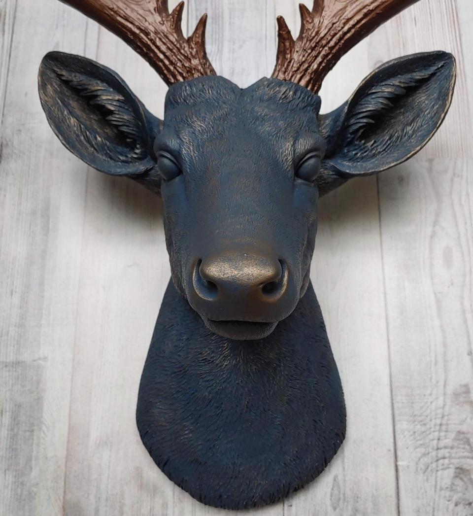 Faux Taxidermy Deer Head, Stag Head Wall Mount, Faux Taxidermy Wall Mount