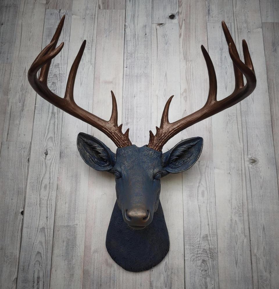 Faux Taxidermy Deer Head, Stag Head Wall Mount, Faux Taxidermy Wall Mount