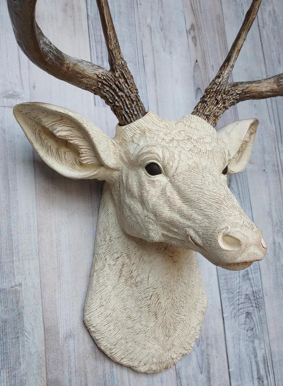 Faux Taxidermy Deer Head, Deer Head Wall Mount, Stag Head Wall Mount