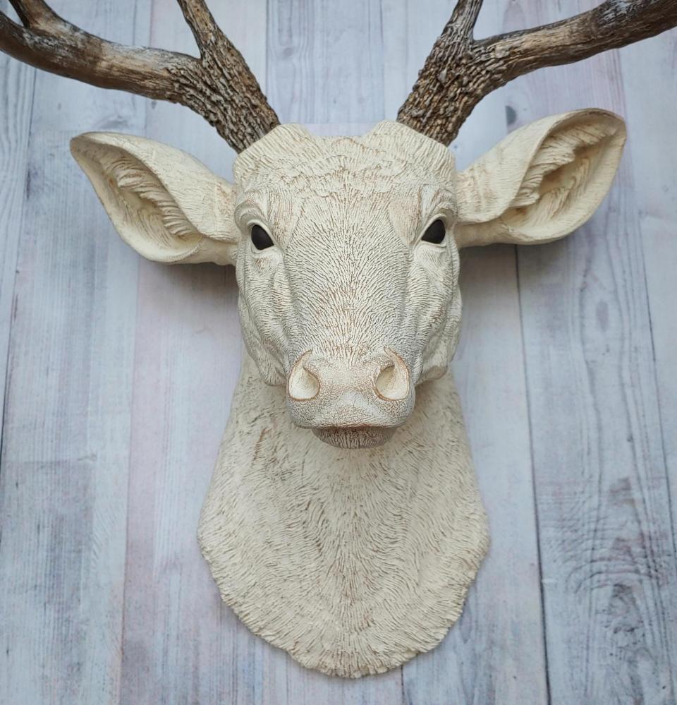 Faux Taxidermy Deer Head, Deer Head Wall Mount, Stag Head Wall Mount
