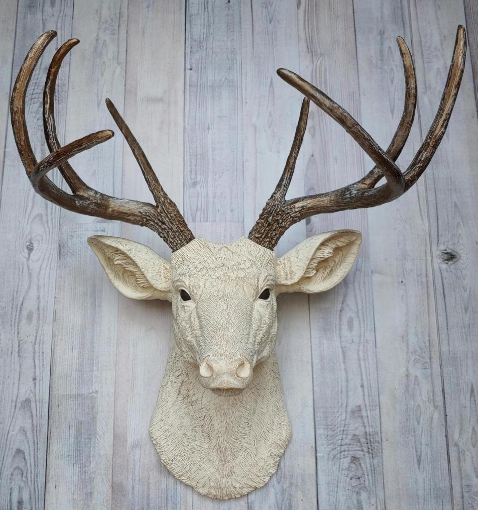 Faux Taxidermy Deer Head, Deer Head Wall Mount, Stag Head Wall Mount