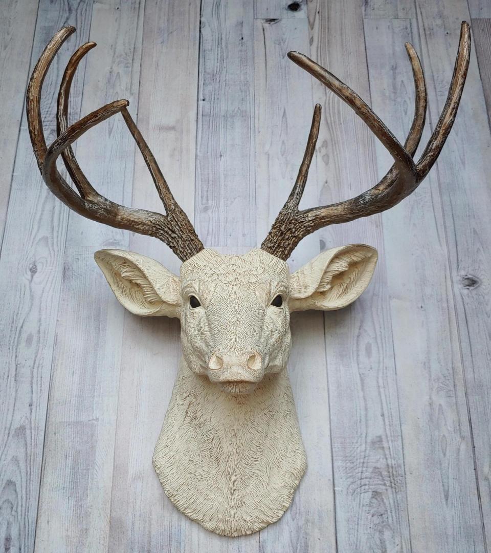 Faux Taxidermy Deer Head, Deer Head Wall Mount, Stag Head Wall Mount