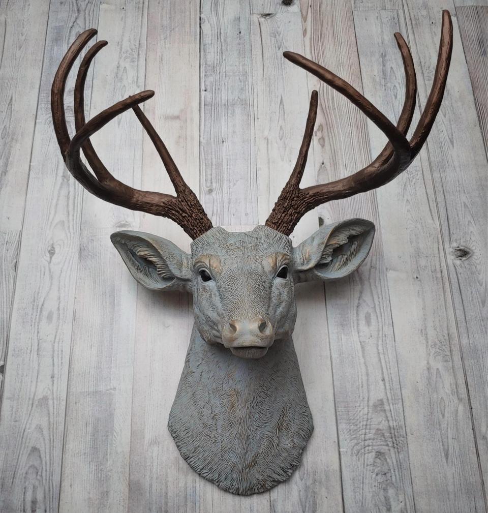 Faux Taxidermy Deer Head, Stag Head Wall Mount