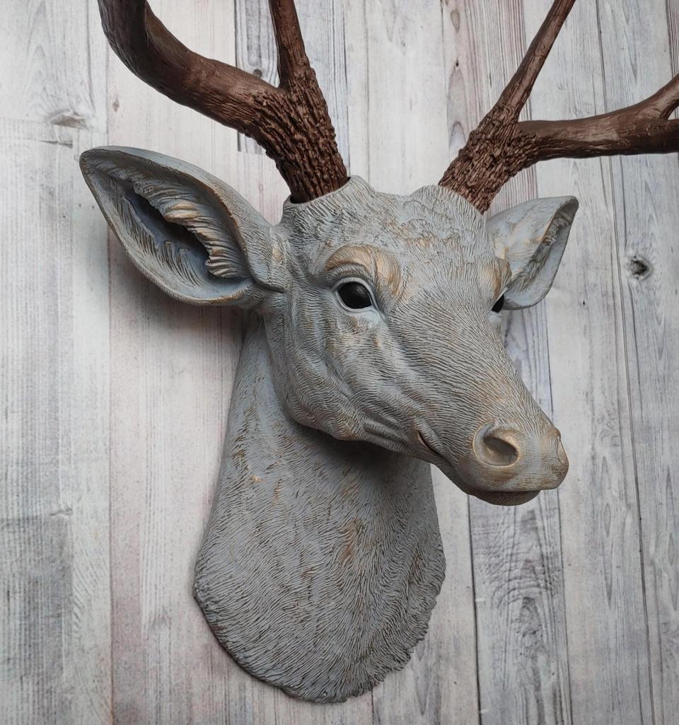 Faux Taxidermy Deer Head, Stag Head Wall Mount