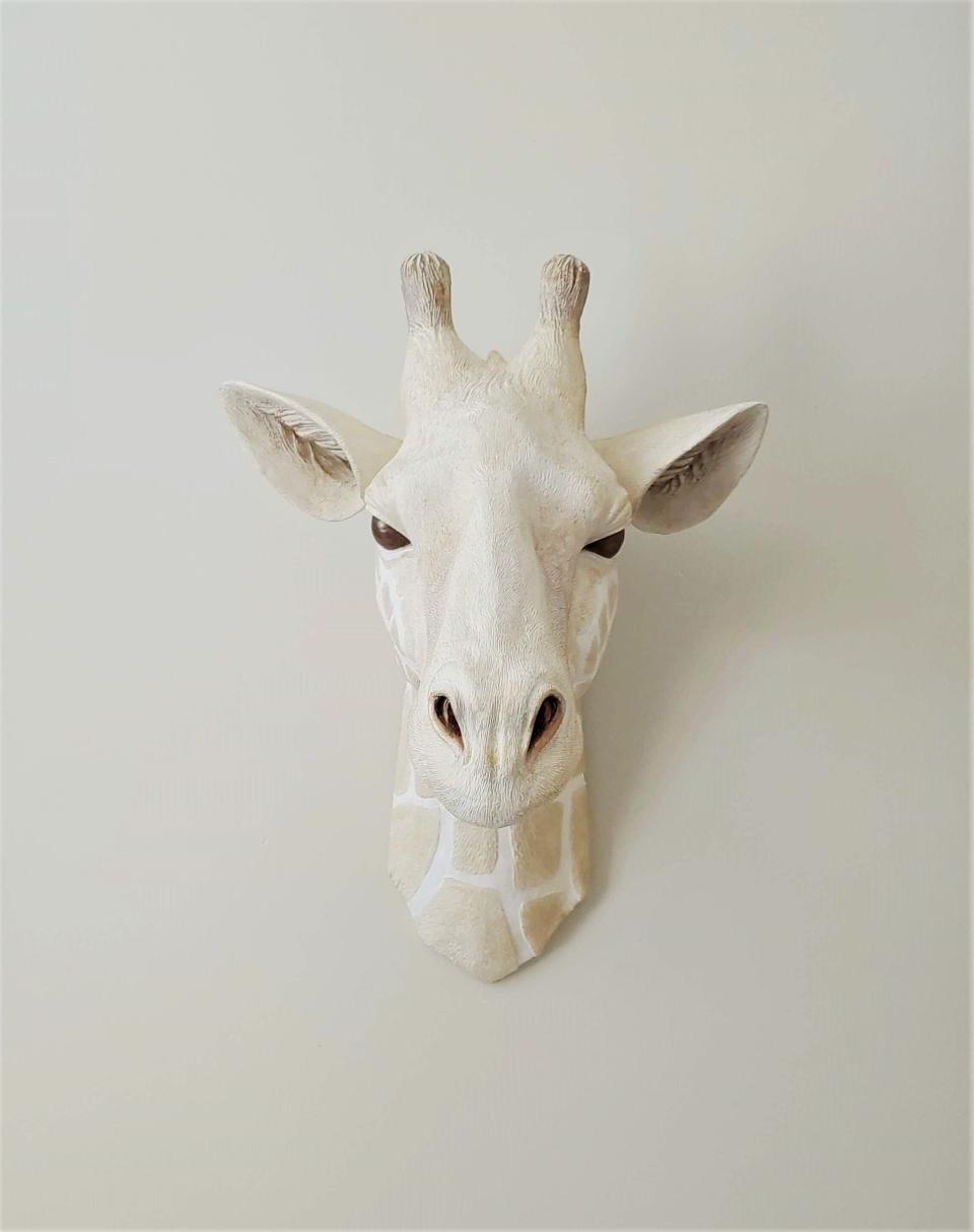 Giraffe Head Wall Decor, Faux Taxidermy Giraffe Head, Nursery Wall Decor