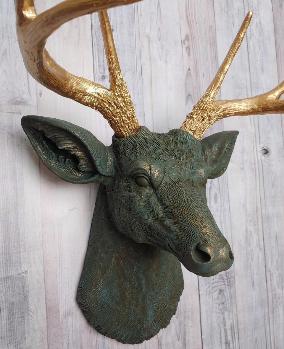 Faux Taxidermy Deer Head, Stag Head Wall Mount, Deer Head Wall Mount