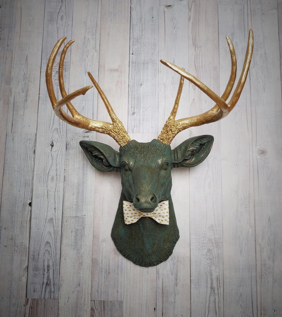 Faux Taxidermy Deer Head, Faux Stag Head, Deer Head Wall Mount, Stag Head Wall Art