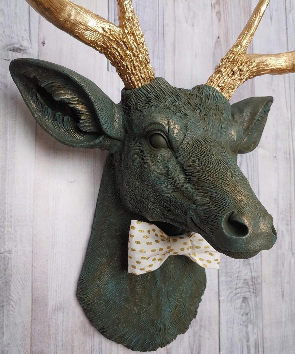 Faux Taxidermy Deer Head, Faux Stag Head, Deer Head Wall Mount, Stag Head Wall Art